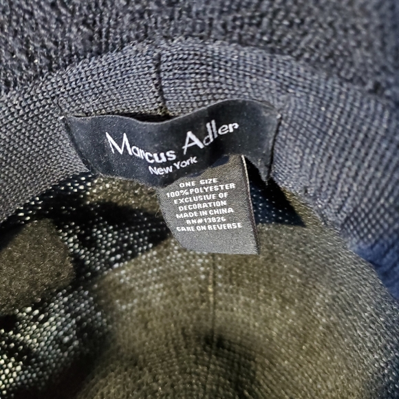 Marcus Adler Black Woven Unlined Bucket Hat - One Size - Picture 11 of 12